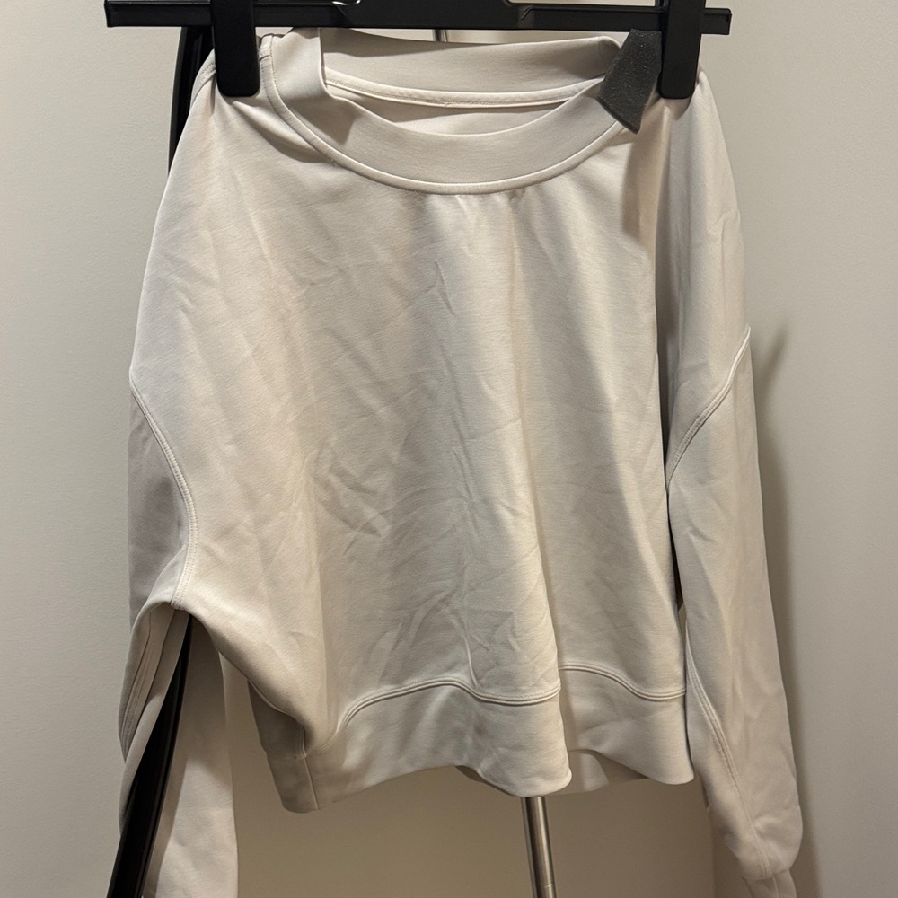 Chic Cream Long Sleeve Top